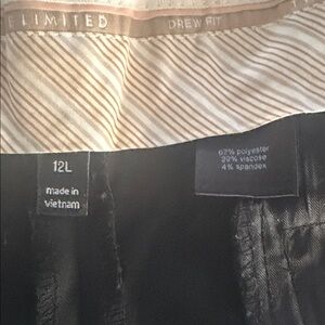 The Limited Drew Fit Slacks - size 12L